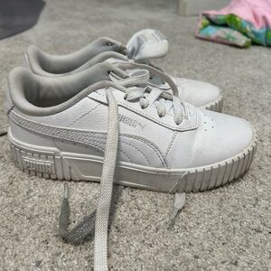 Puma Kids White Sneakers